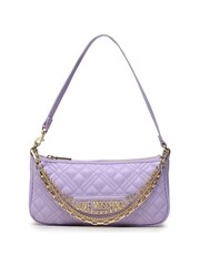 Love Moschino Purple FAUX Leather Crossbody Bag - Image 1 of 4