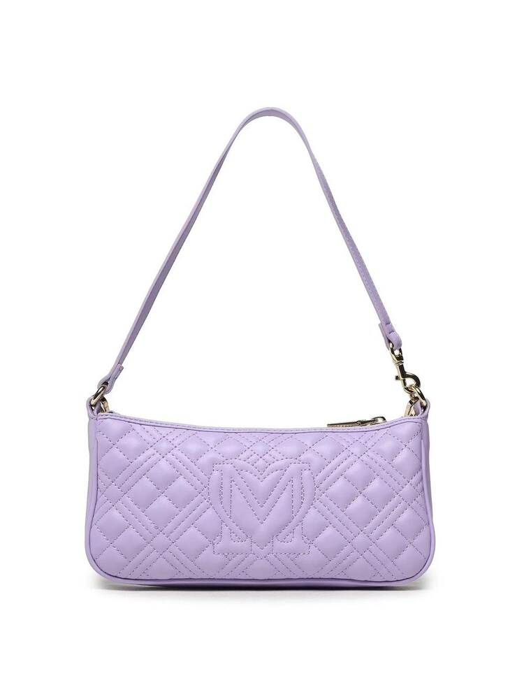 Love Moschino Purple FAUX Leather Crossbody Bag - Image 2 of 4 Love Moschino Purple FAUX Leather Crossbody Bag - Image 2 of 4
