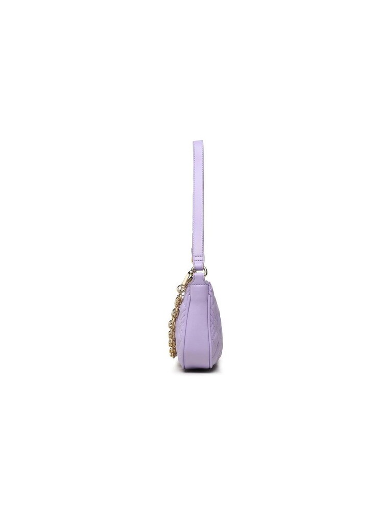 Love Moschino Purple FAUX Leather Crossbody Bag - Image 4 of 4 Love Moschino Purple FAUX Leather Crossbody Bag - Image 4 of 4