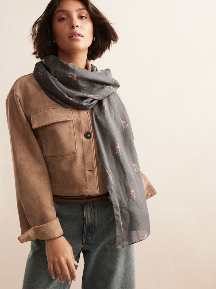 Giraffe Lightweight Scarf - Image 1 of 6