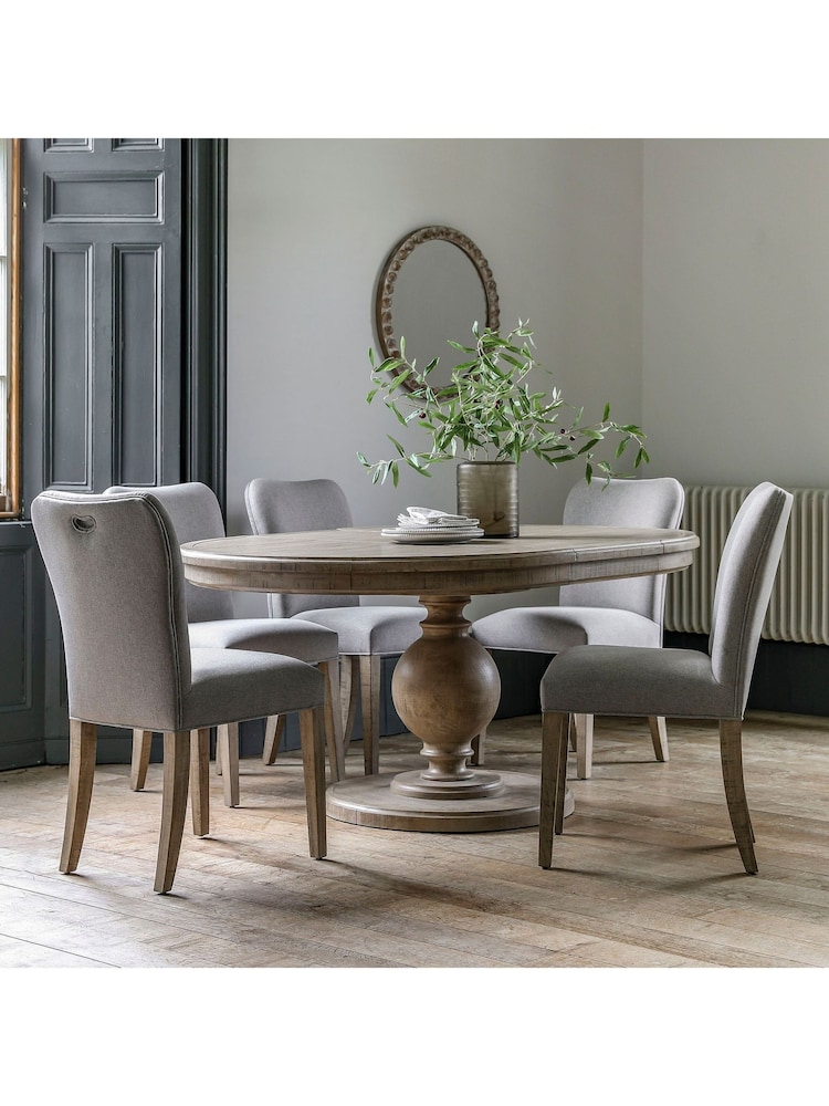 Gallery Home Natural Eastfield Round Ext Dining Table - Image 1 of 10