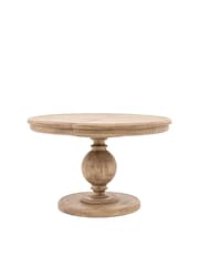 Gallery Home Natural Eastfield Round Ext Dining Table - Image 10 of 10