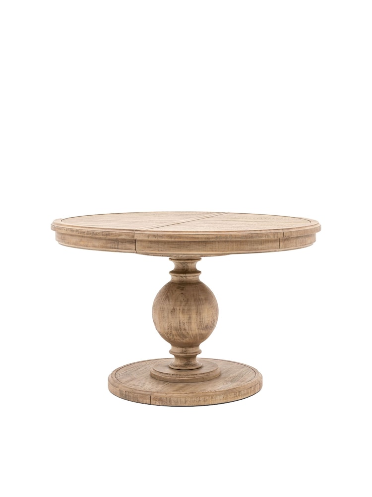 Gallery Home Natural Eastfield Round Ext Dining Table - Image 10 of 10