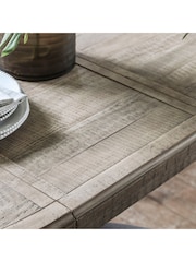 Gallery Home Natural Eastfield Round Ext Dining Table - Image 4 of 10