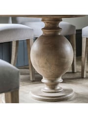 Gallery Home Natural Eastfield Round Ext Dining Table - Image 5 of 10