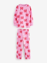 Red Bow/Heart Bow Jogger Pyjamas 3 Pack (3-16yrs) - Image 10 of 13