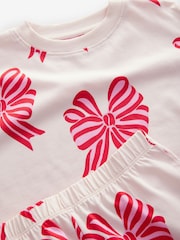 Red Bow/Heart Bow Jogger Pyjamas 3 Pack (3-16yrs) - Image 11 of 13