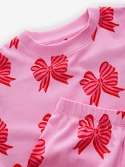 Red Bow/Heart Bow Jogger Pyjamas 3 Pack (3-16yrs) - Image 13 of 13