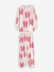 Red Bow/Heart Bow Jogger Pyjamas 3 Pack (3-16yrs) - Image 8 of 13