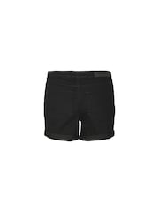 NOISY MAY Black Mid Rise Stretch Denim Shorts - Image 7 of 7