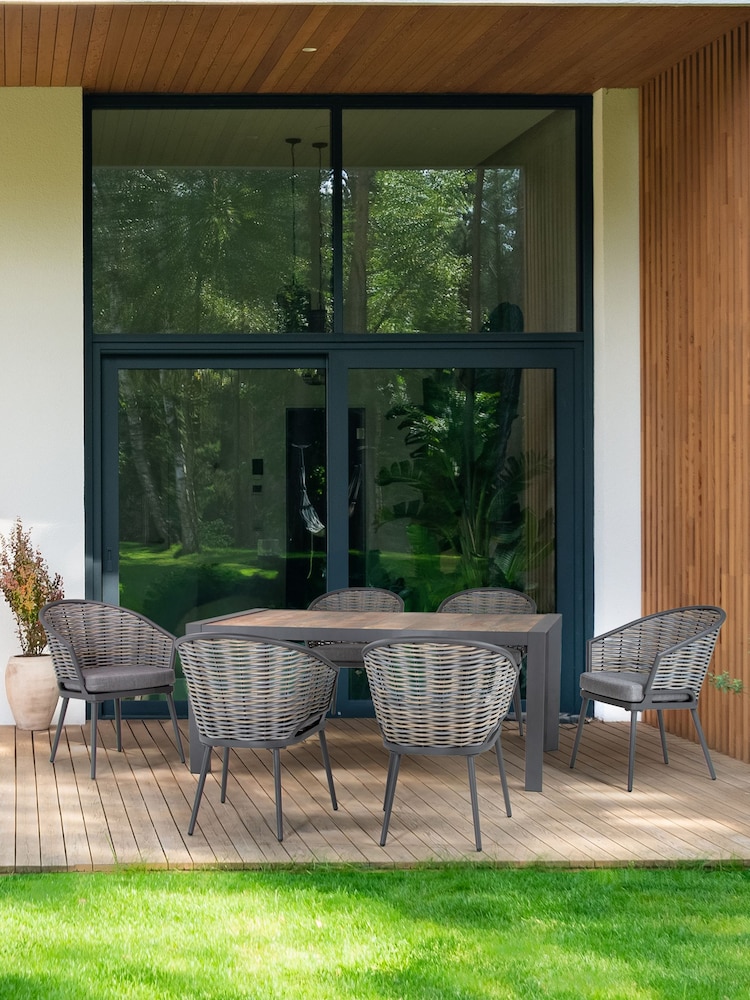 Kettler Grey Malo Garden Dining Set - Image 1 of 5