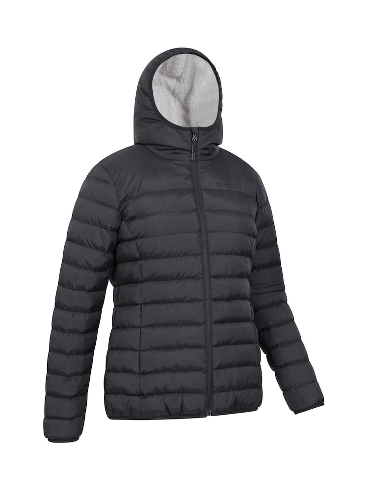 Mountain Warehouse Black Womens Seasons Water Resistant Faux Fur Lined Padded Jacket - Image 5 of 5