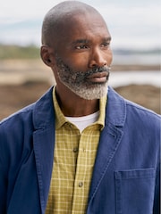 Seasalt Cornwall Light Blue Mens Tollgate Jacket - Image 4 of 6