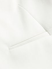 Ted Baker White Manabuj Cropped Tailored Jacket - Image 5 of 6