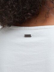 Barbour® White Hawkins Striped Long Sleeved Logo 100% Cotton T-Shirt - Image 6 of 7