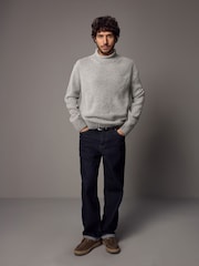 Neutral Regular Fit Tulip Neck Jumper - Image 2 of 9