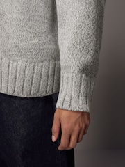Neutral Regular Fit Tulip Neck Jumper - Image 4 of 9