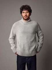 Neutral Regular Fit Tulip Neck Jumper - Image 6 of 9