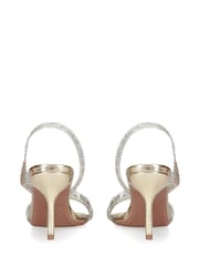 Carvela Gold Symmetry Vinyl 80 Sandals - Image 4 of 5