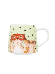 Cath Kidston Green Meerkats Green Billie Mug Set Of 4 - Image 3 of 4