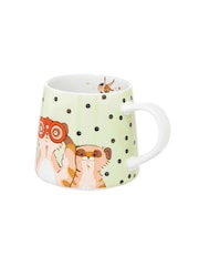 Cath Kidston Green Meerkats Green Billie Mug Set Of 4 - Image 4 of 4