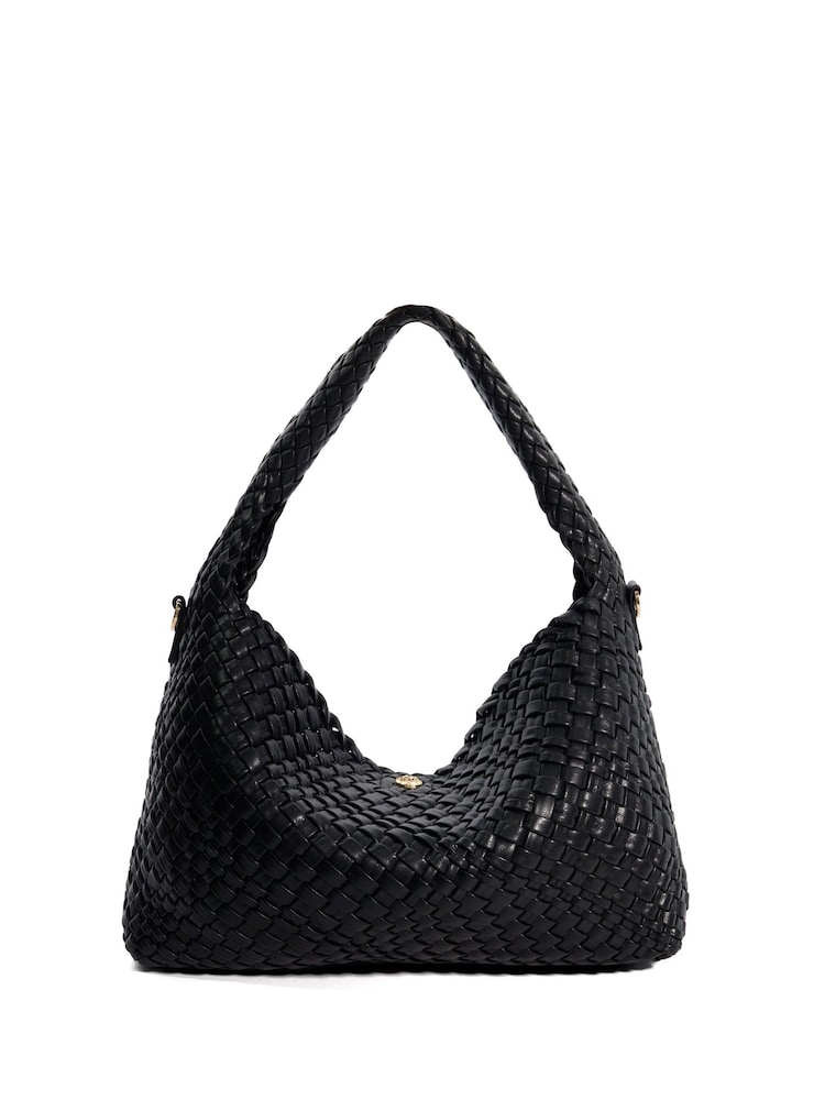 Dune London Black Dark Deliberate Large Woven Bag - Image 2 of 6 Dune London Black Dark Deliberate Large Woven Bag - Image 2 of 6
