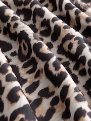 Leopard Print Mesh Floral Cami Slip Dress - Image 7 of 7