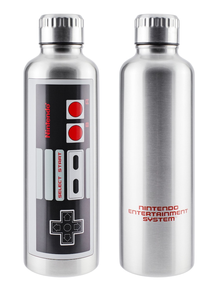 Nintendo NES Metal Water Bottle - Image 3 of 3 Nintendo NES Metal Water Bottle - Image 3 of 3