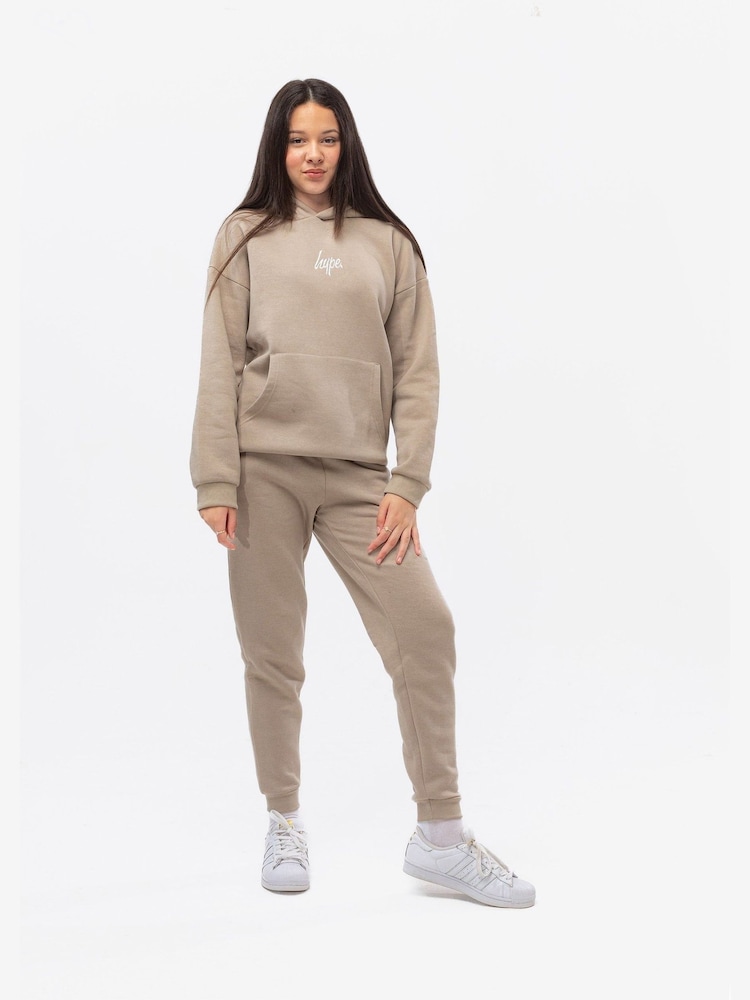Hype. Kids Beige Sand Tracksuit - Image 2 of 4