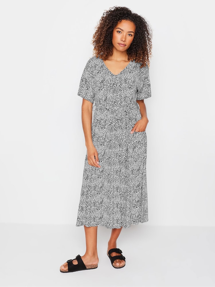 M&Co Black Tie Waist Dress - Image 1 of 1
