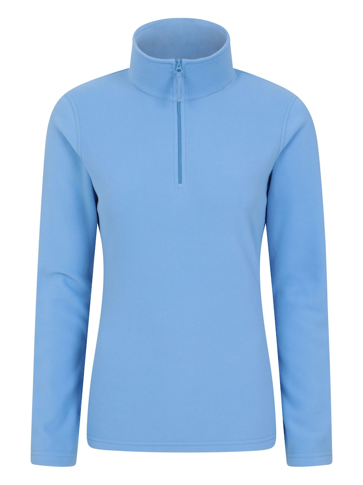 Mountain Warehouse Aqua Blue Womens Camber II Half Zip Fleece - Image 1 of 5 Mountain Warehouse Aqua Blue Womens Camber II Half Zip Fleece - Image 1 of 5