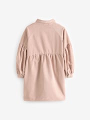 Soft Pink Cord Shirt 100% Cotton Dress (3-16yrs) - Image 6 of 8