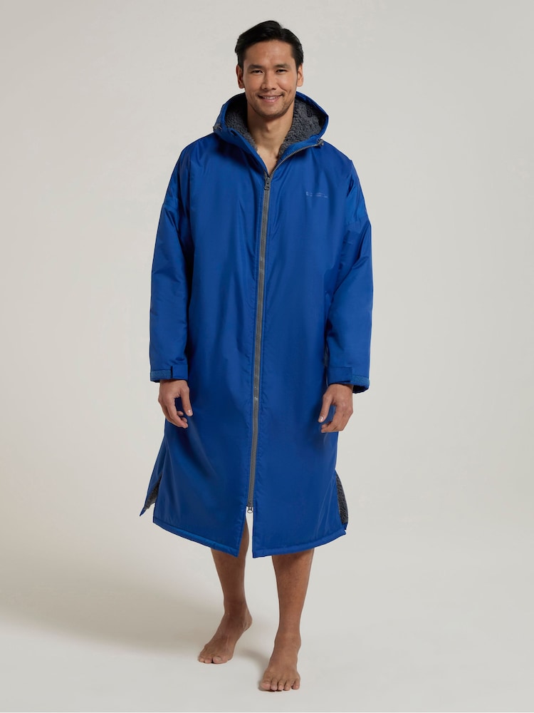 Mountain Warehouse Blue Mens Tidal Waterproof Changing Coat Jacket - Image 1 of 8