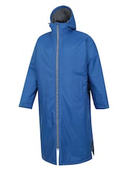 Mountain Warehouse Blue Mens Tidal Waterproof Changing Coat Jacket - Image 6 of 8