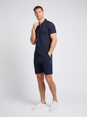 U.S. Polo Assn. Blue Mens Classic Fit Pintuck Shorts - Image 3 of 7