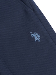 U.S. Polo Assn. Blue Mens Classic Fit Pintuck Shorts - Image 7 of 7