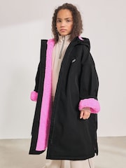 Black Waterproof Changing Robe (3-16yrs) - Image 1 of 11