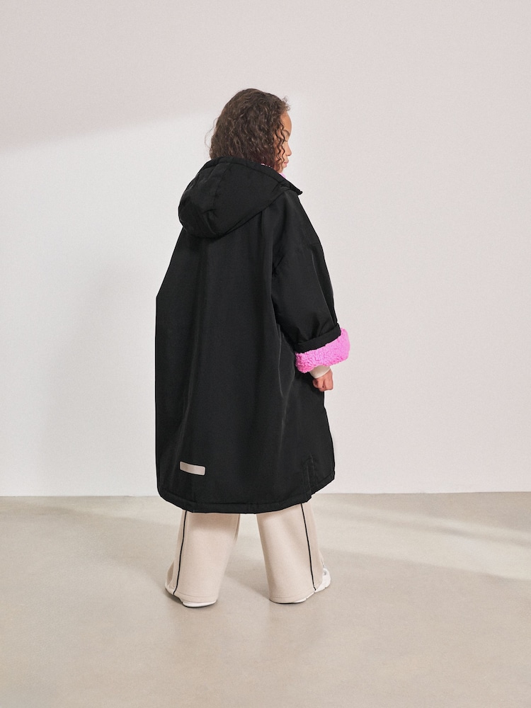 Black Waterproof Changing Robe (3-16yrs) - Image 3 of 12