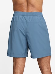 Nike Blue Form Swoosh Dri-FIT 7 inch Unlined Versatile Shorts - Image 2 of 4