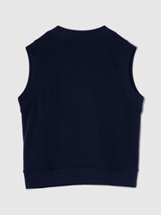 Gap Blue Vintage Soft Oversized Vest - Image 2 of 2