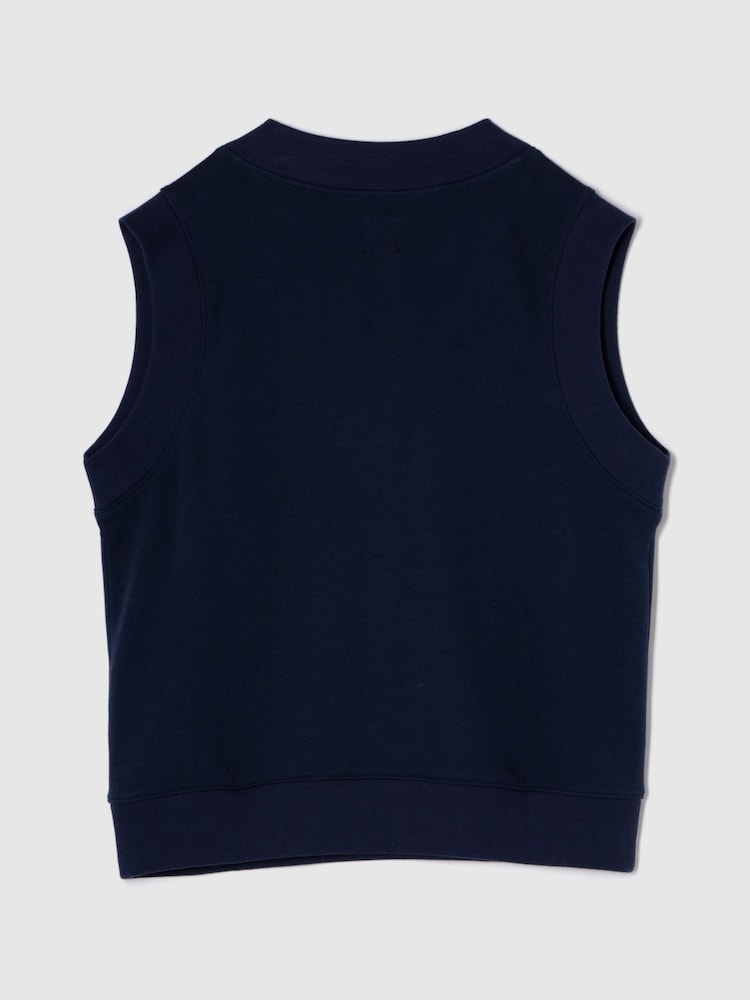 Gap Blue Vintage Soft Oversized Vest - Image 2 of 2