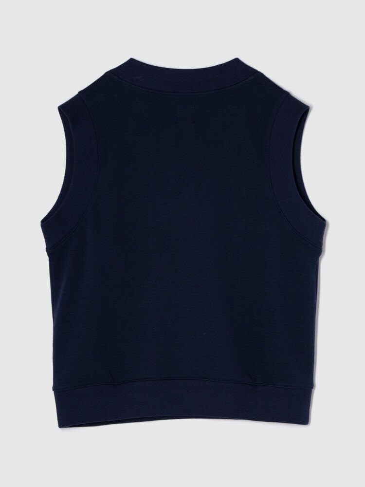 Gap Blue Vintage Soft Oversized Vest - Image 2 of 2 Gap Blue Vintage Soft Oversized Vest - Image 2 of 2