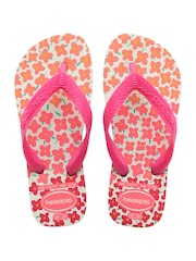 Havaianas Kids Pink Flores Sandals - Image 2 of 7