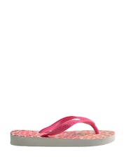 Havaianas Kids Pink Flores Sandals - Image 3 of 7
