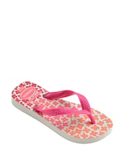 Havaianas Kids Pink Flores Sandals - Image 4 of 7