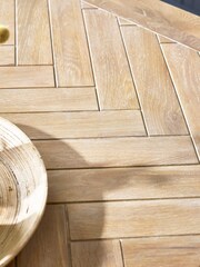 Julian Bowen Dark Grey Oak Bordeaux Extending  Dining Table - Image 6 of 6