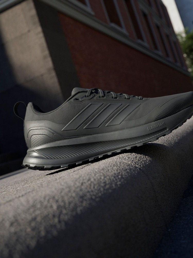 adidas Black/Grey Runfalcon 5 TR Running Trainers - Image 2 of 18 adidas Black/Grey Runfalcon 5 TR Running Trainers - Image 2 of 18