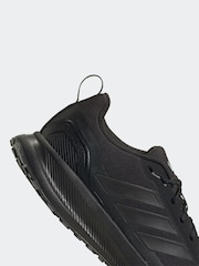 adidas Black/Grey Run Falcon Trainers - Image 9 of 11