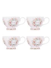 Cath Kidston Harmony Spot Hug Mug Set Of 4 - Image 1 of 4