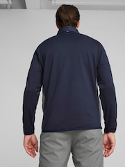 Blau - Puma Golf Frost Quilted Mens Jacket - Bild 8 von 10